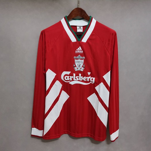 AAA Quality Liverpool 93/95 Home Long Soccer Jersey